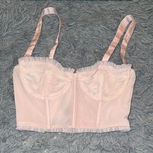 Elegant Pink Women's Bustier
